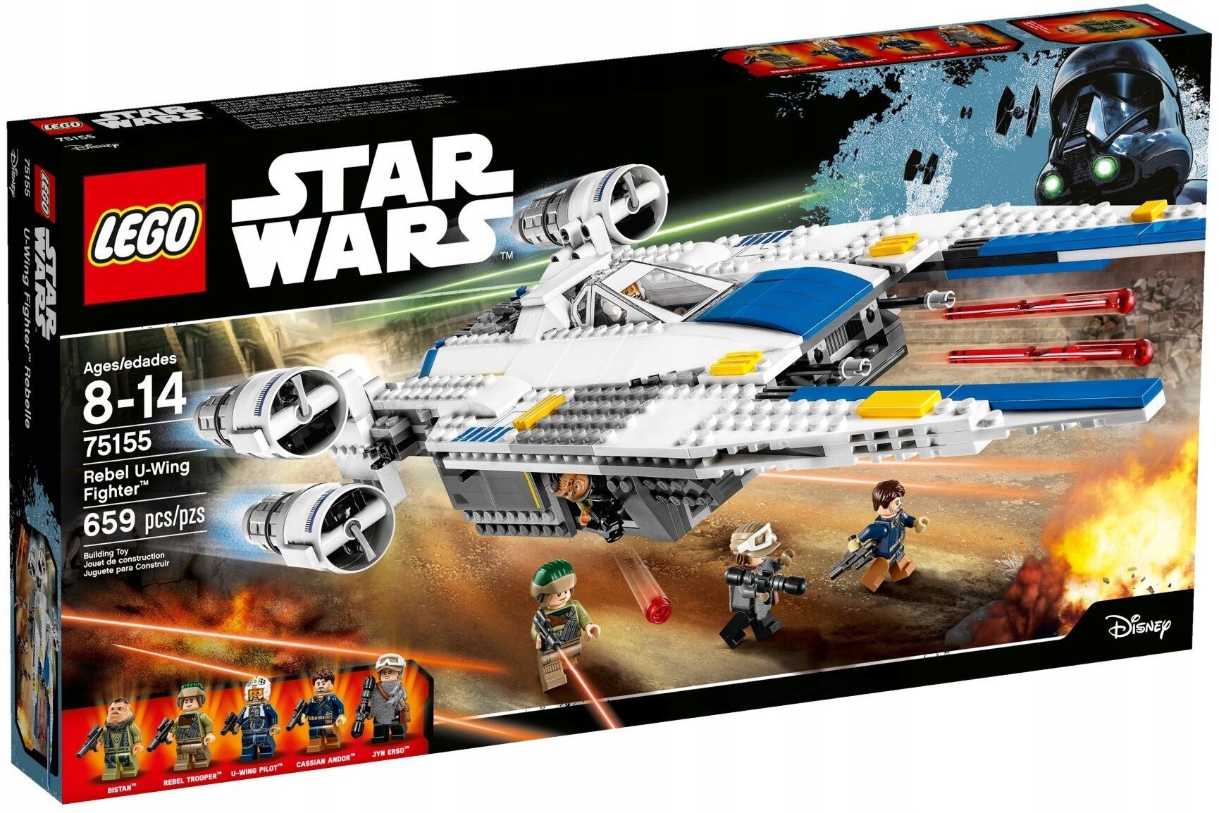 Lego Star Wars 75155 Stíhačka U-Wing Rebelů Nové