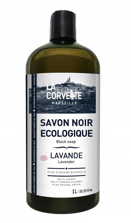 

Mydło Czarne Lawenda, Ecocert, 1l La Corvette