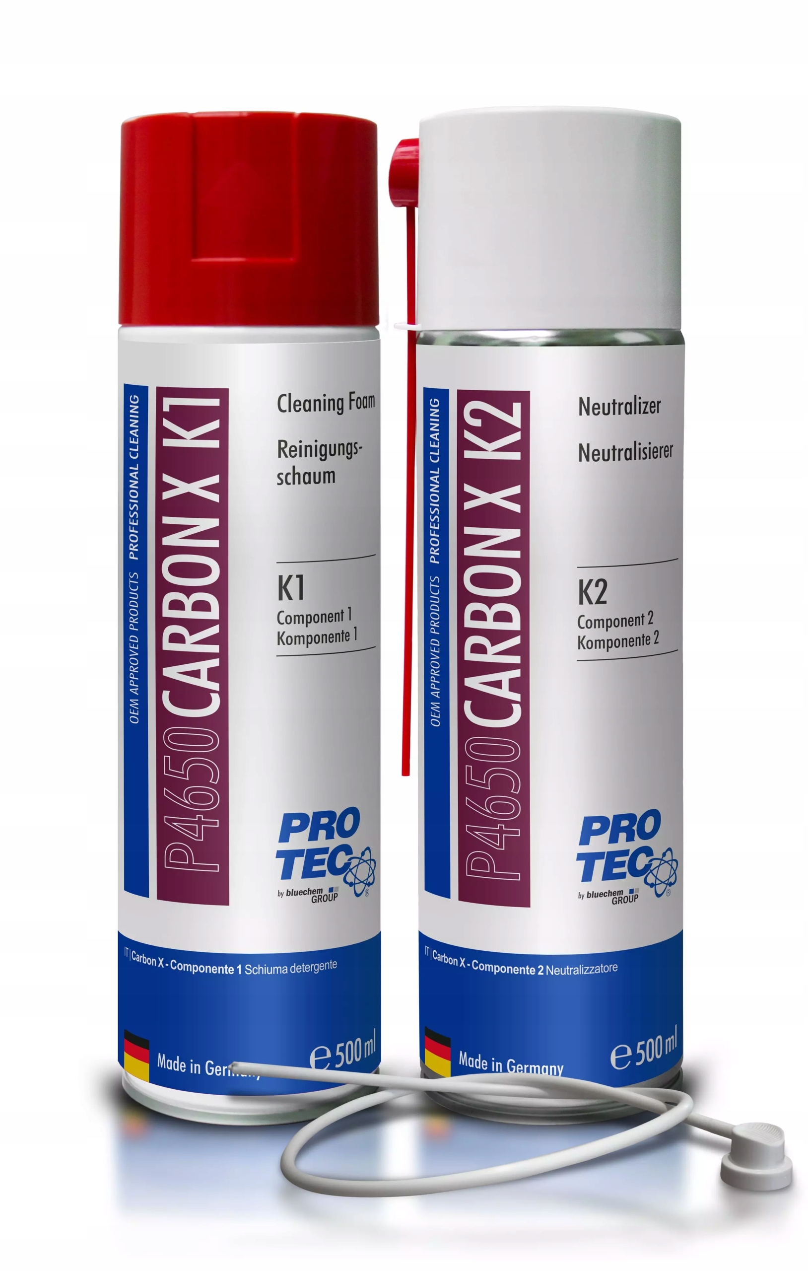 CARBON X K1+K2 2X500ML PROTEC - P4650