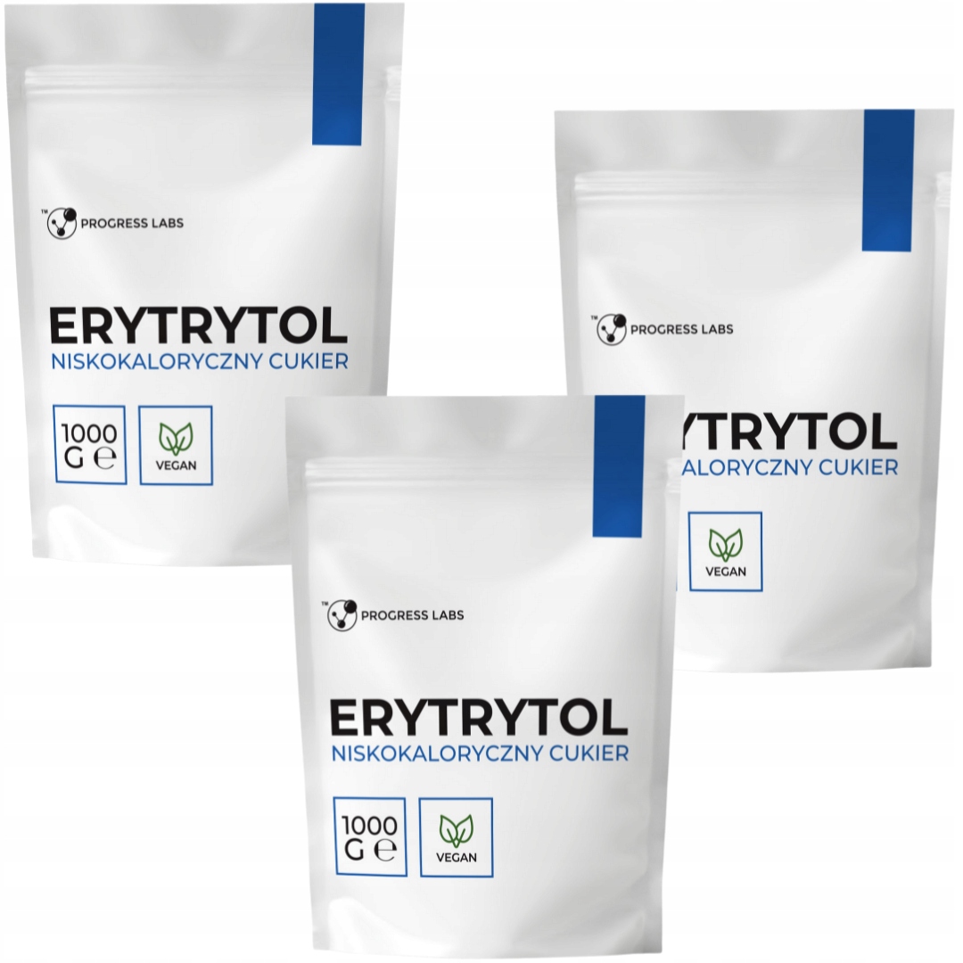 Erytrytol Nízkokalorický Cukr Nízký glykemický index Vege 3 Kg