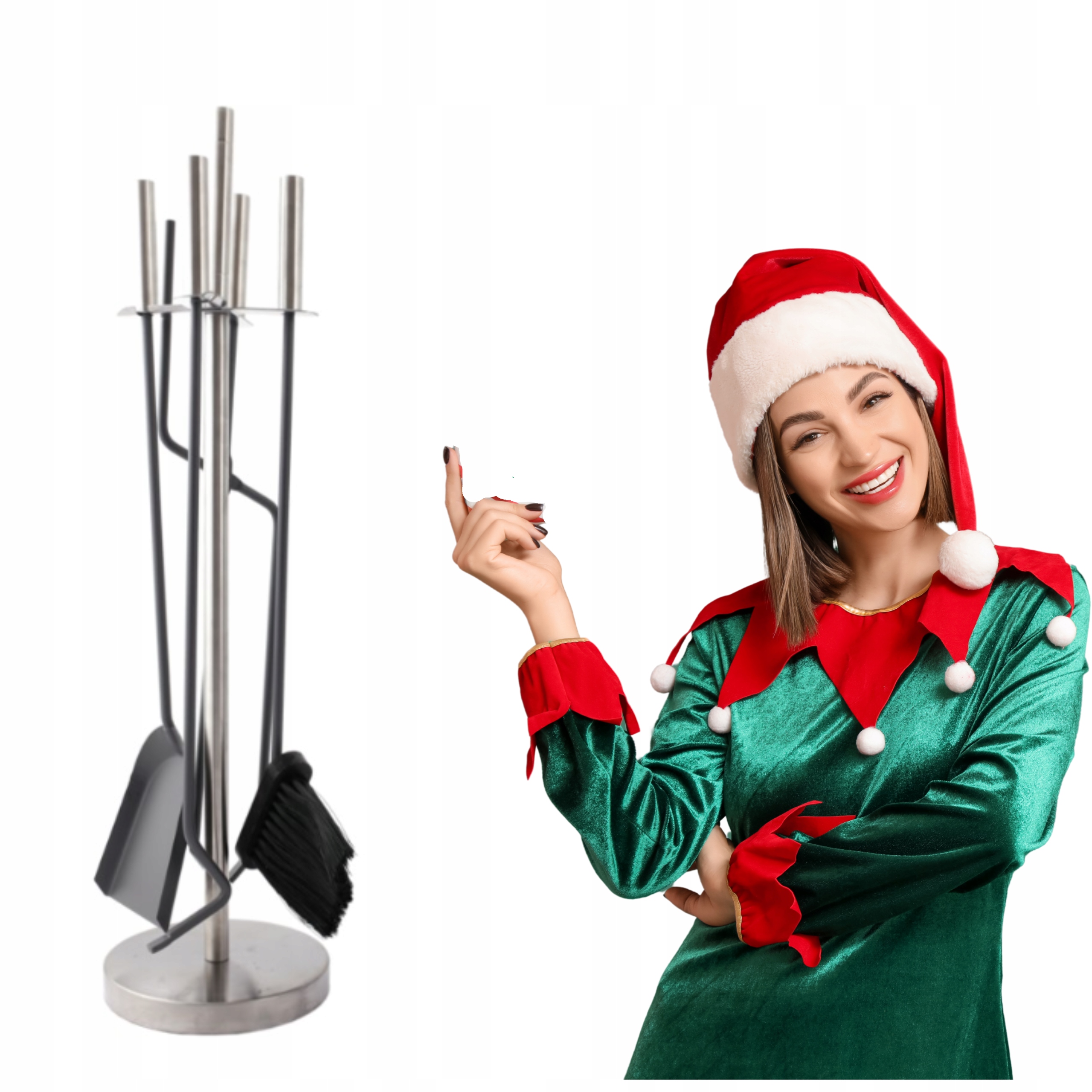 Krbové Příslušenství pro krb Náčiní sada potřeb Krbový Stojan