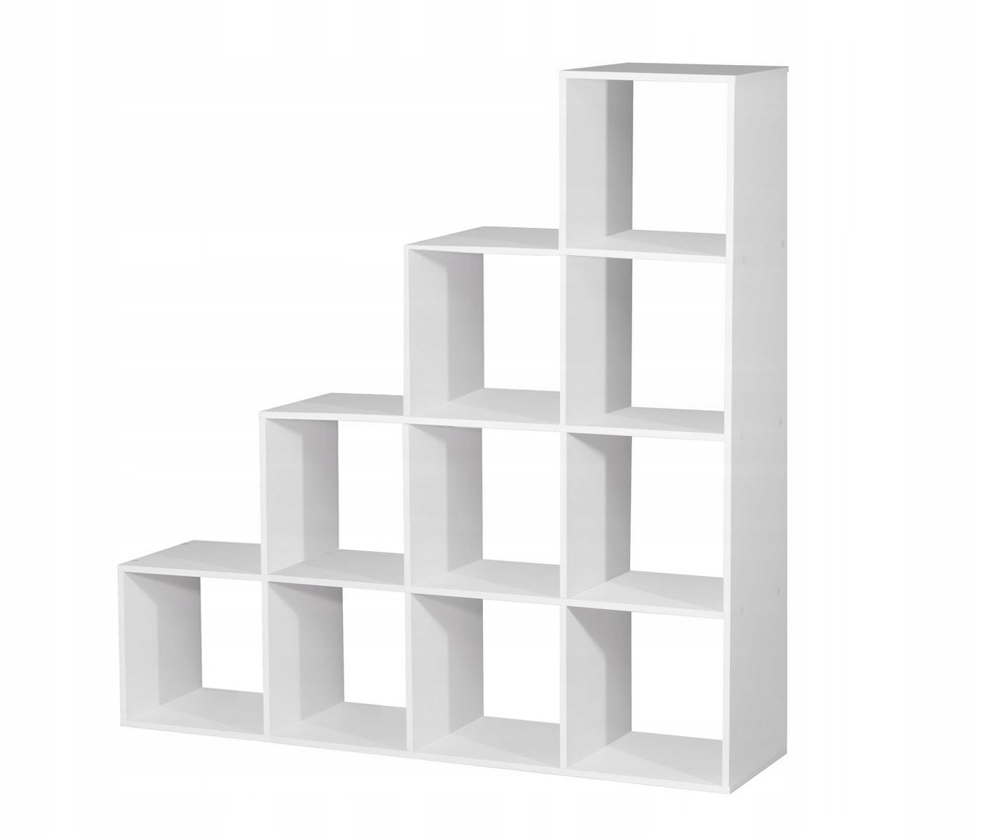 POLICOVÁ PODLAHA VIAZACIA POLICA CELÁ BIELA Výška nábytku 123 cm