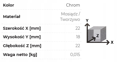 PERLATOR DO BATERII WYLEWKI ŚCIENNEJ M22 NAKRĘCANY Kod producenta PERLATOR 04181
