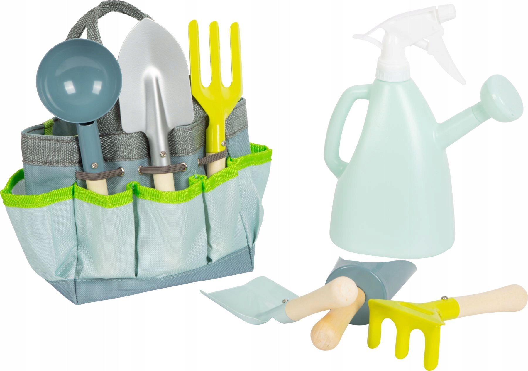 NARZĘDZIA OGRODNICZE zestaw z TORBĄ 8 części