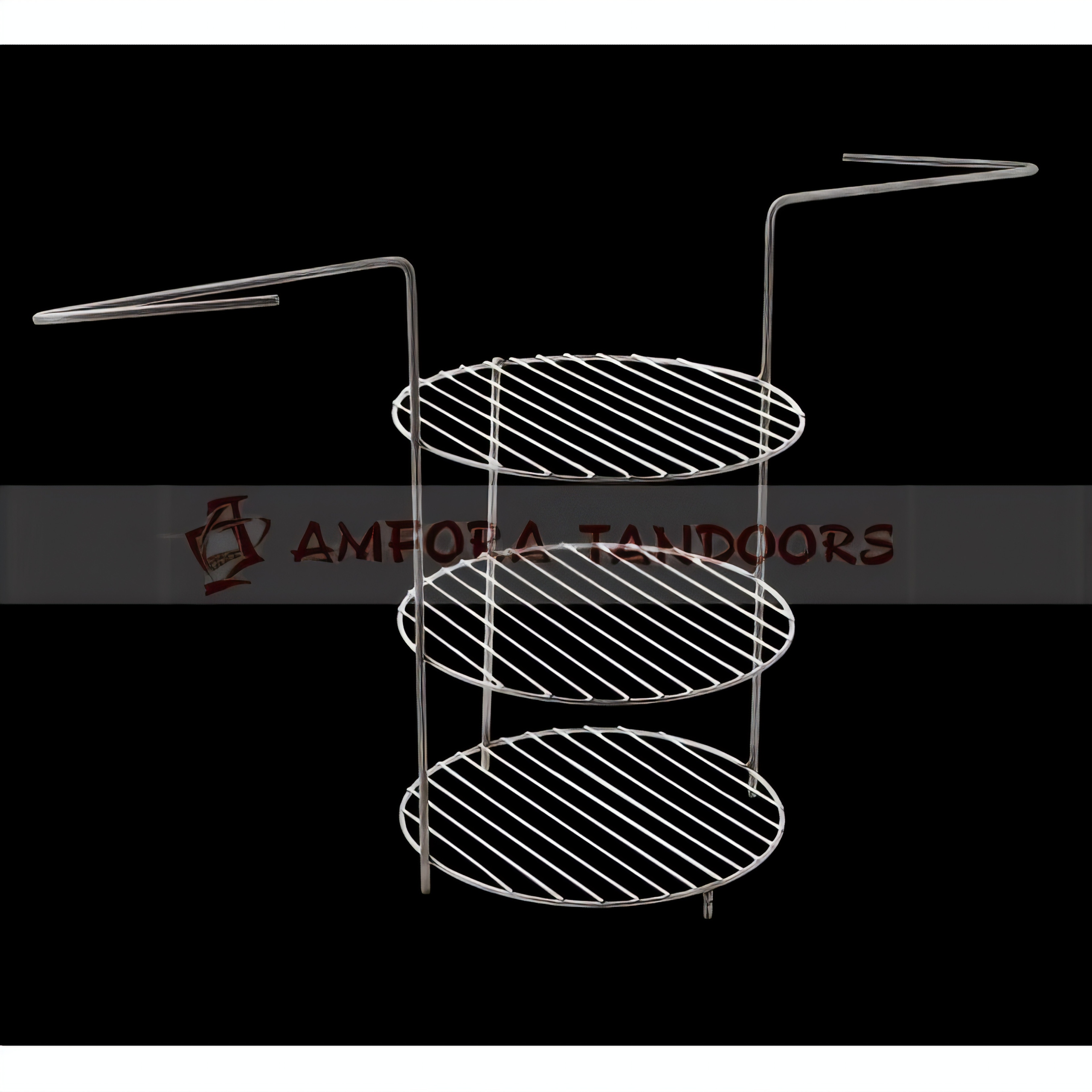 Regál (mřížka) 3-podlažní velký pro Tandoor