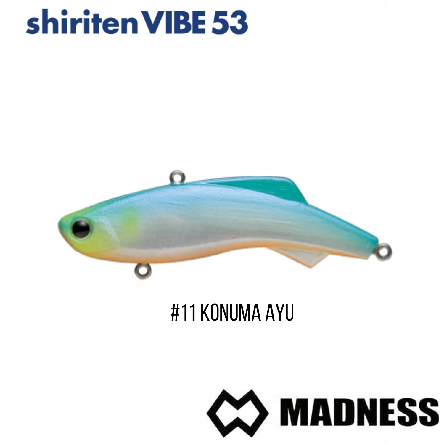 Wobler Madness Shiriten VIBE53 #11 Konuma Ayu (53 mm; 8,5 g)