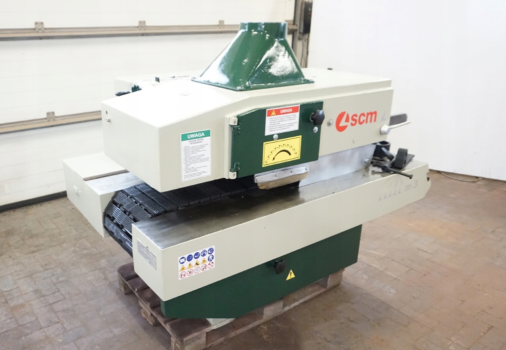PILARKA WIELO-PIŁA WIELOTARCZOWA GĄSIENICOWA SCM M3 300/120 22kW Marka SCM