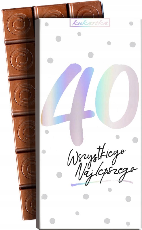 

Czekolada 40 urodziny