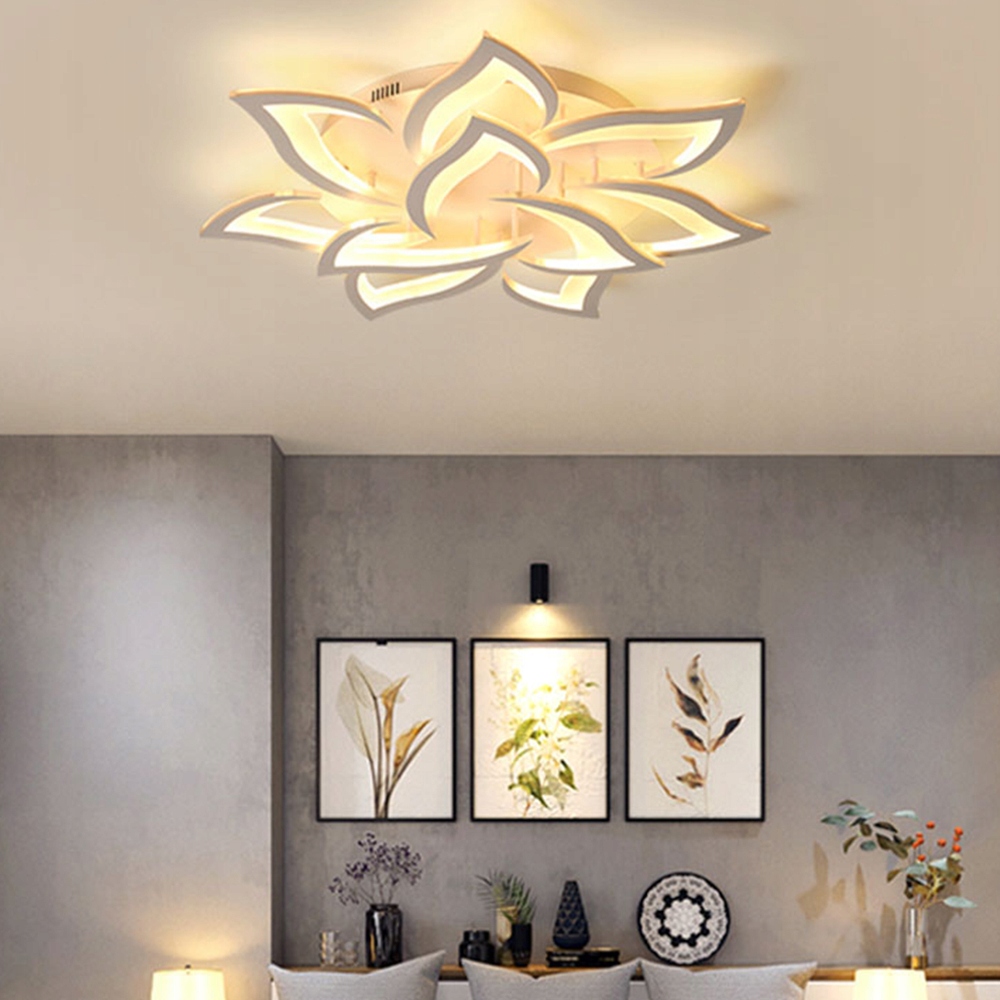 LAMPA LED 60W OŚWIETLENIE SUFITOWE PLAFON ŻYRANDOL Kolor biały