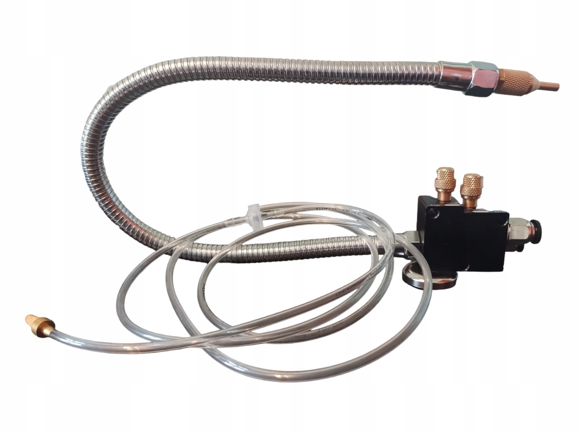 Systém olejové mlhy – 2 ventily magnet – 400 mm – ocel