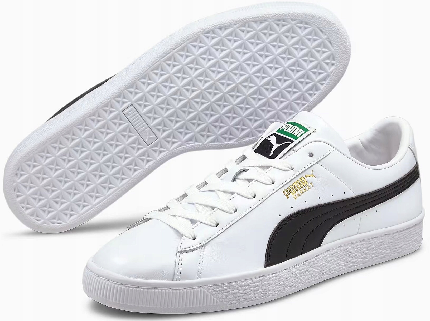 Dámské sportovní boty Puma Basket Classic XXI vel.35,5 Bílé kožené tenisky