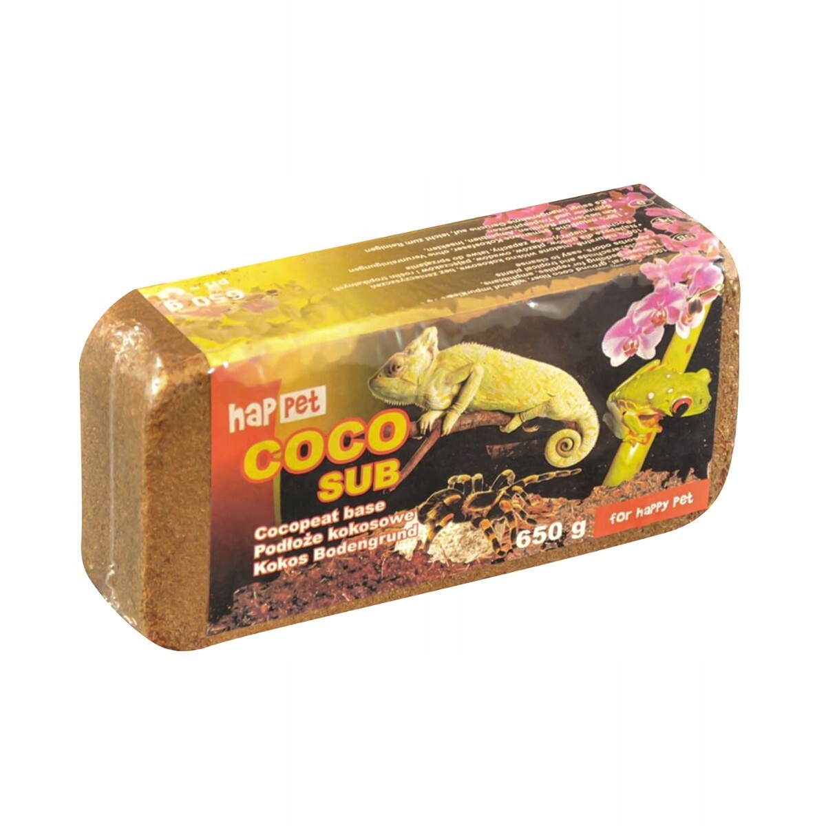 

Happet Kokos brykiet 650g podłoże do terrarium