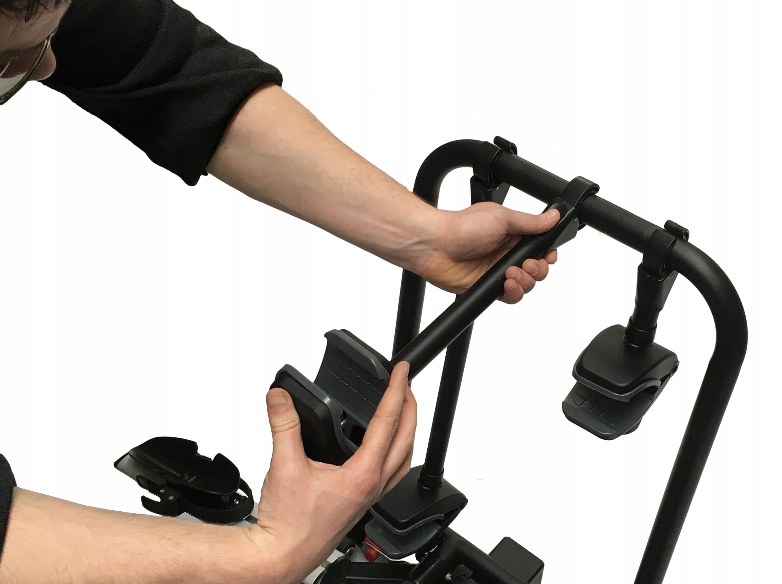 BAGAZNIK ROWEROWY AGURI PLATFORMA NA HAK 4 ROWERY Product Height 75 cm