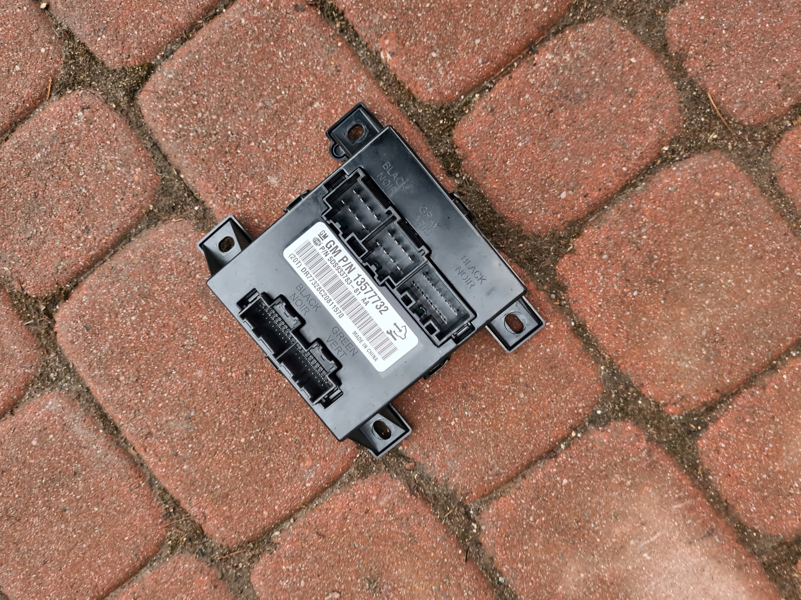 Module Siège Unité de contrôle Opel Insignia 13577732