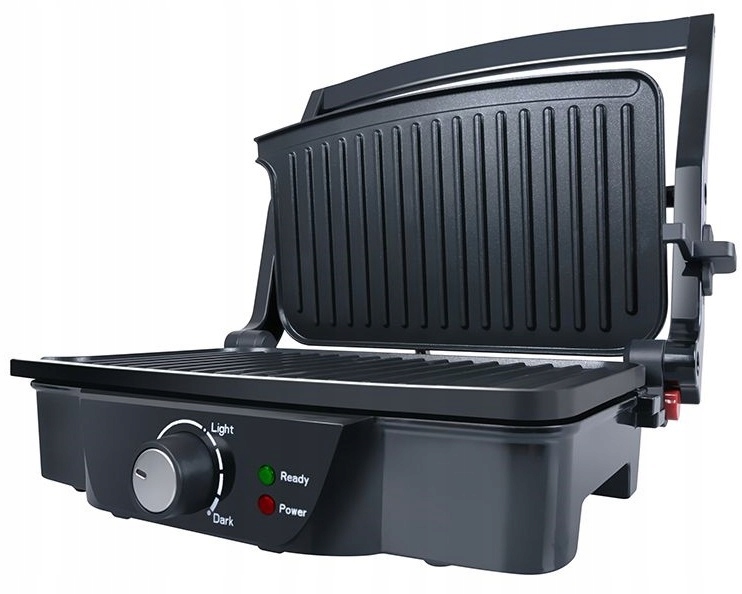 GRILL ELEKTRYCZNY OPIEKACZ ROZKŁADANY MOC 2000W