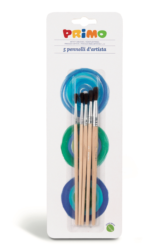 

Pędzelki Okrągłe Primo Zestaw 5 Szt 1240BPT