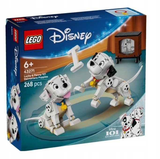 Lego 43271 Disney 101 Dalmatinů Štěňata Šťastlivec A Penny