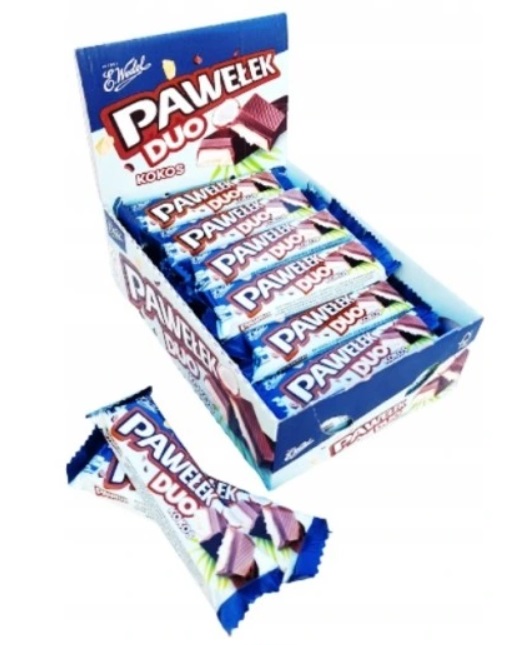 Levně 24 x 44 g Wedel Pavlík Duo Kokos Karton