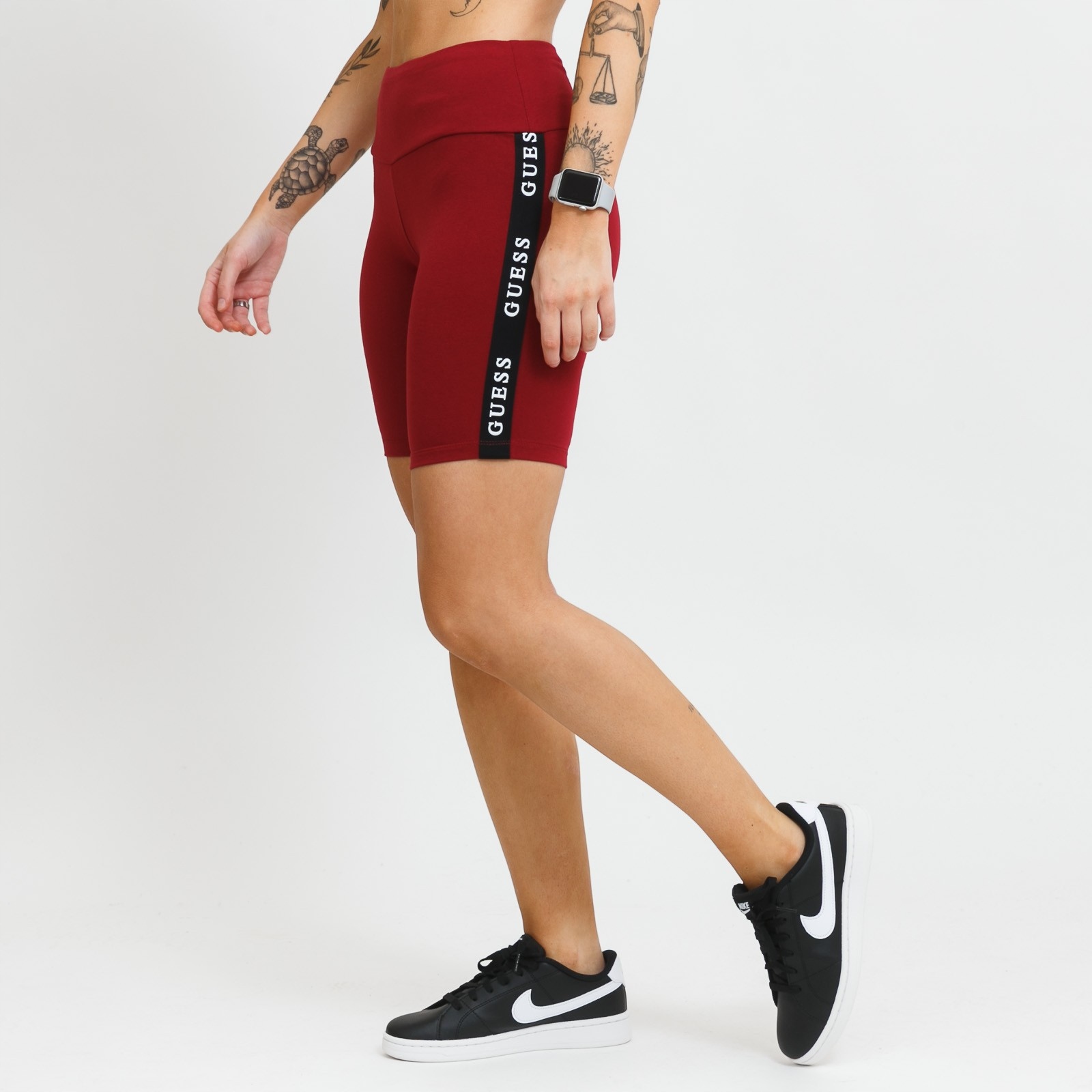 Dámské šortky Guess aline biker eco str