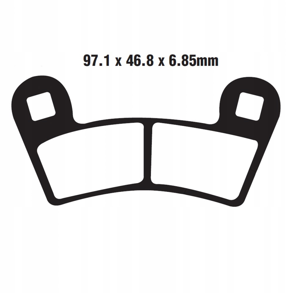 FA456R - КОЛОДКИ ФРОНТ POLARIS OUTLAW 450 MXR 525 IRS 08-11