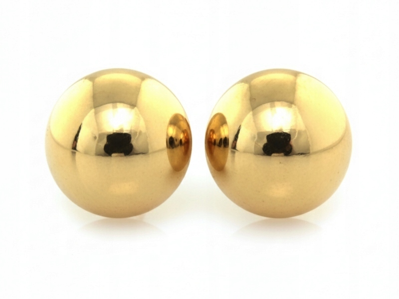 Náušnice Zlaté 585 na tyči dámské připínáčky u ucha jemné