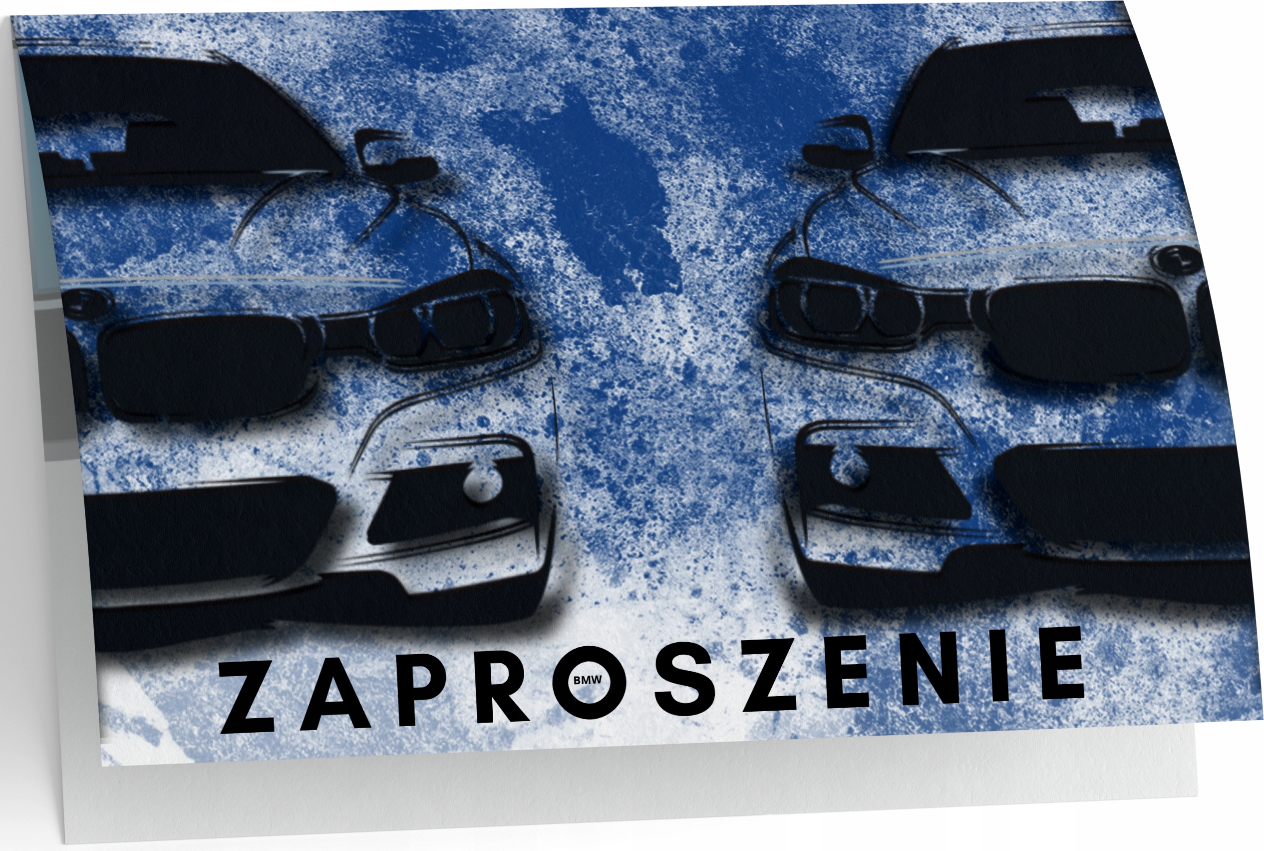 ZAPROSZENIE BMW AUTA SAMOCHODY ZAPROSZANIA URODZINOWE 20x15 cm