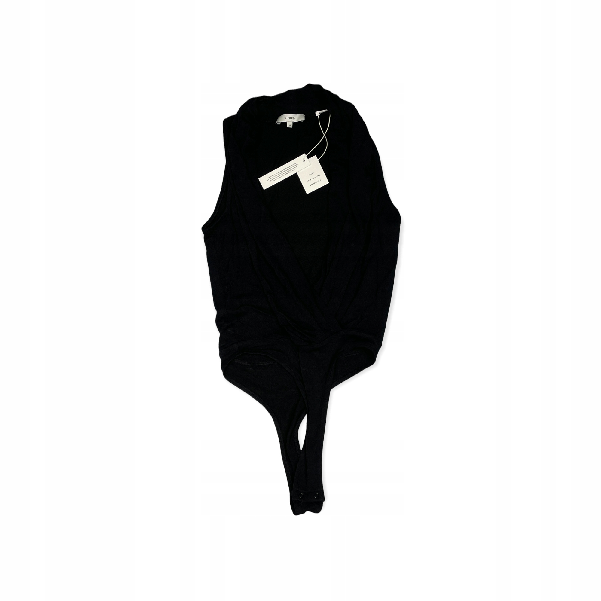 Černé dámské body s ramínky Vince Xs