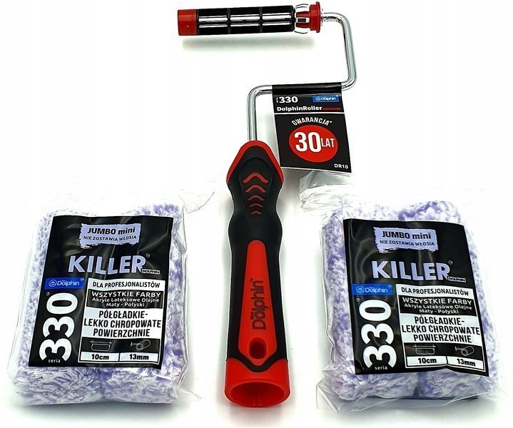 

Blue Dolphin 330 4x Wałek Killer 10CM Uchwyt DR10