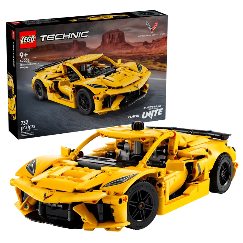 Lego Technic Chevrolet Corvette Stingray Sada Stavebnice 732 Dílků 9+