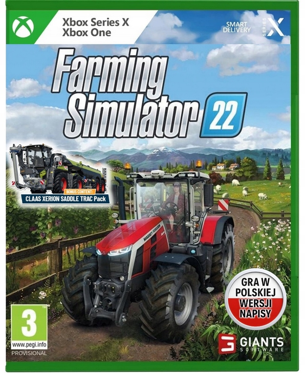 Farming Simulator 22 XBOX SERIES X pudełkowa NOWA PO POLSKU