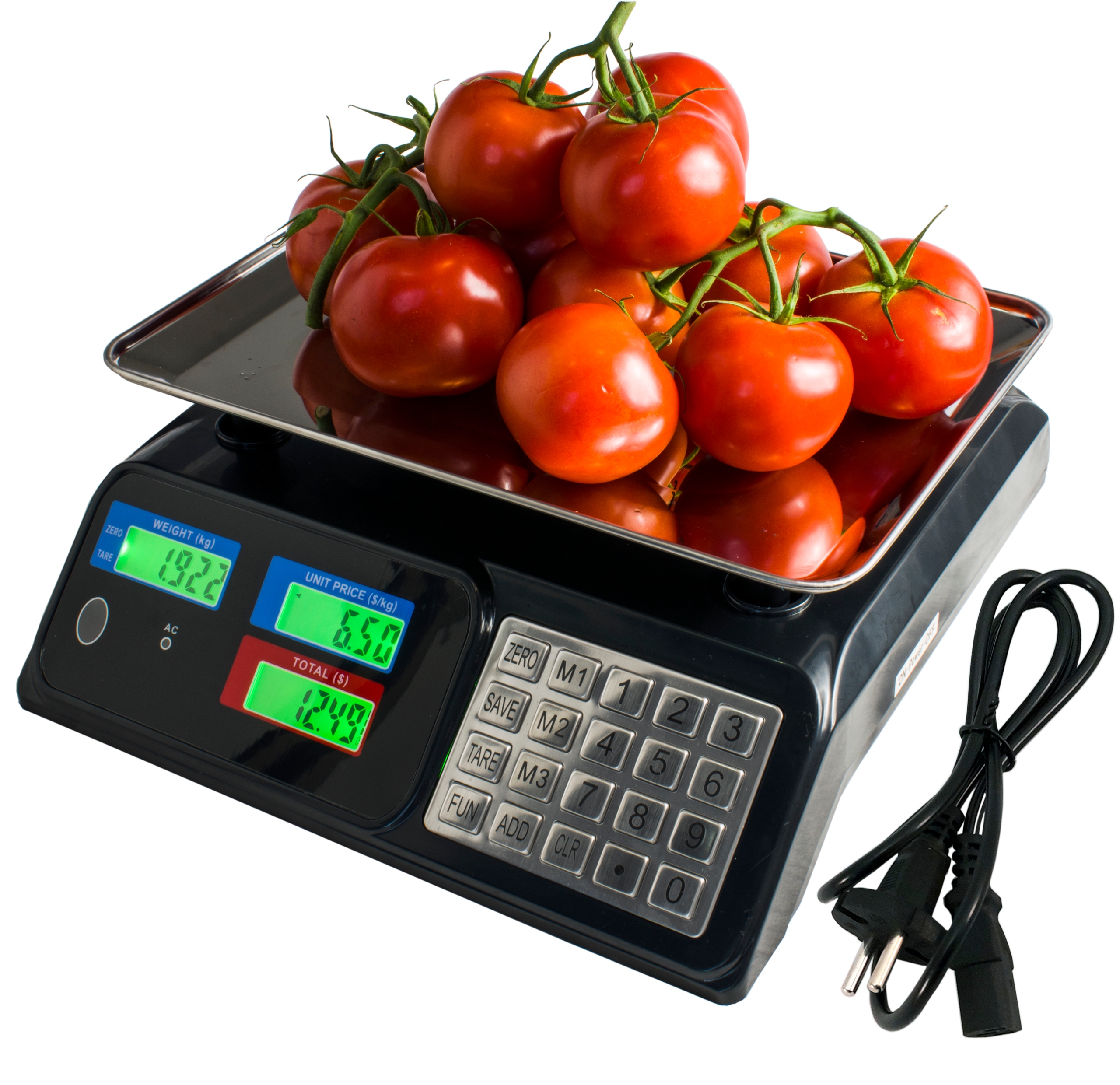 Obchodová Váha 40KG/2g Elektronická Akumulátor Přesná Kalkulačka