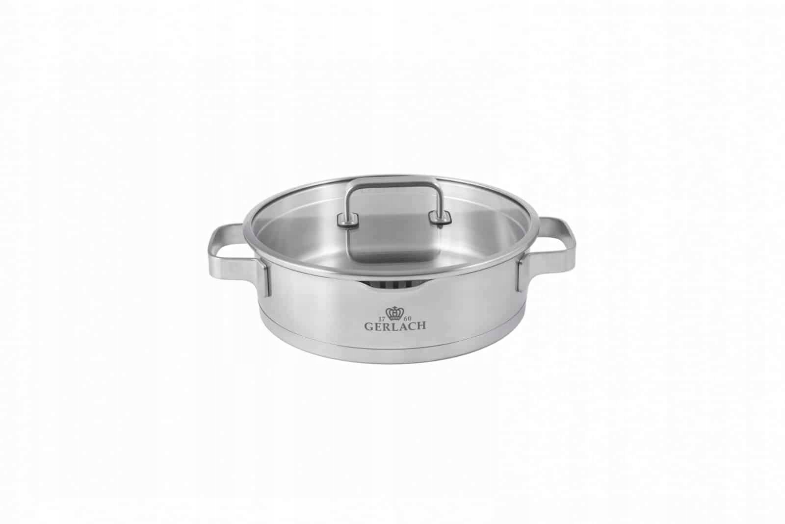 

Gerlach Prestige Plus Garnek płaski 24cm 2,5L pokr