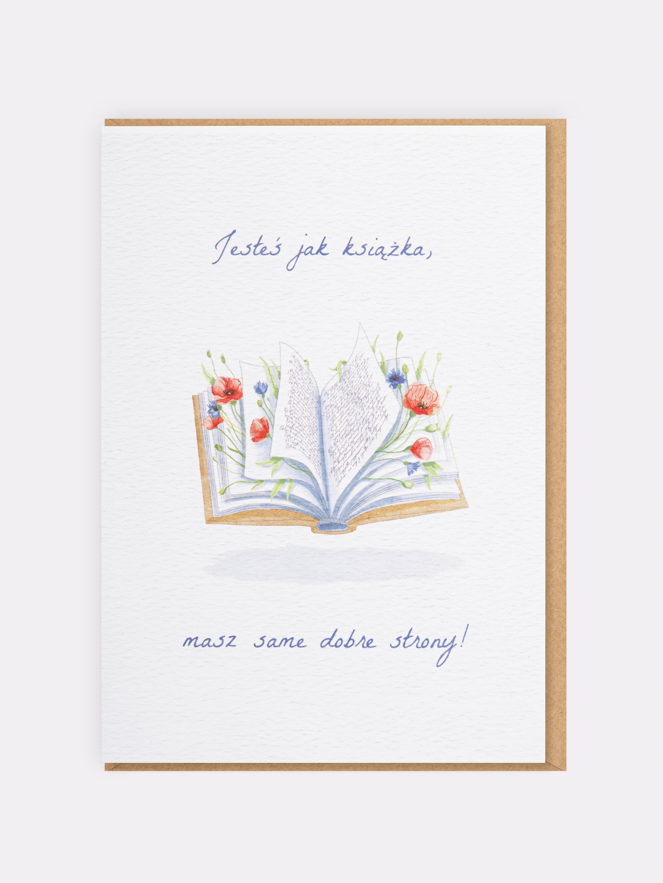 

Jesteś Jak Książka kartka okolicznościowa