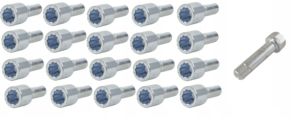 Болти 14x1. 5 55mm для вузьких колісних дисків