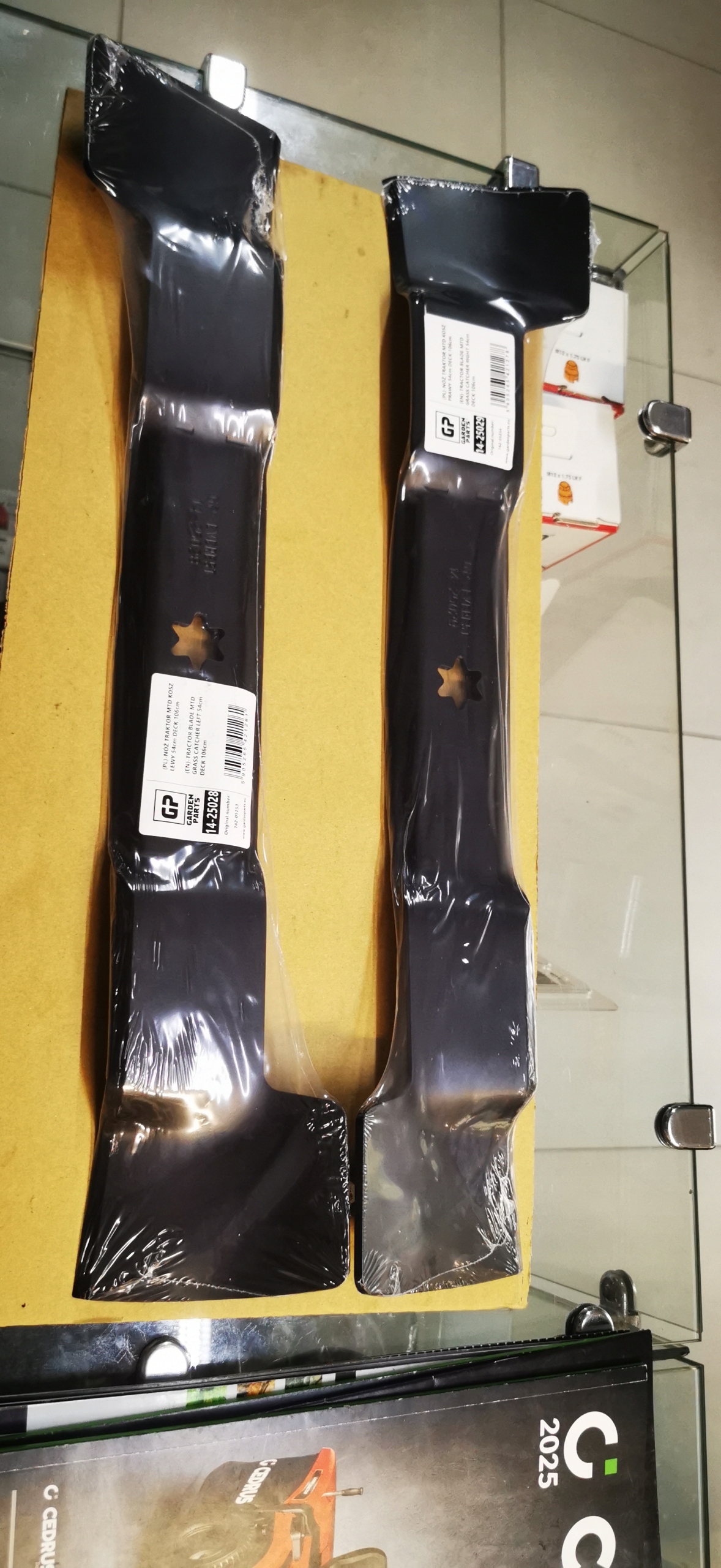 Komplet noży Cub Cadet XT1 OR106 XT2 QR106 XT2 PR106 XT3 QR106 zamiennik