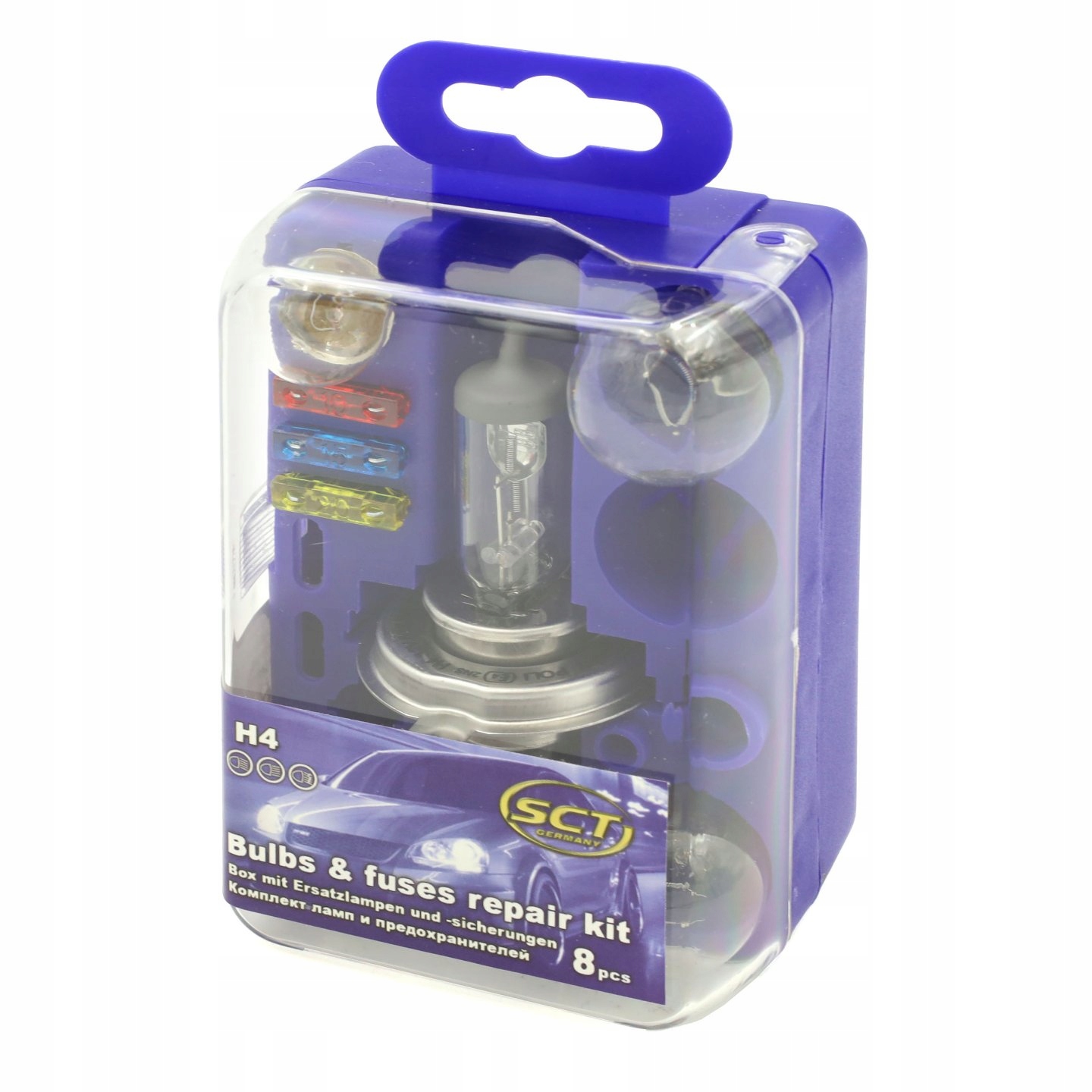 

Żarówka H4 Sct Zestaw Bezpieczniki C5W R5W