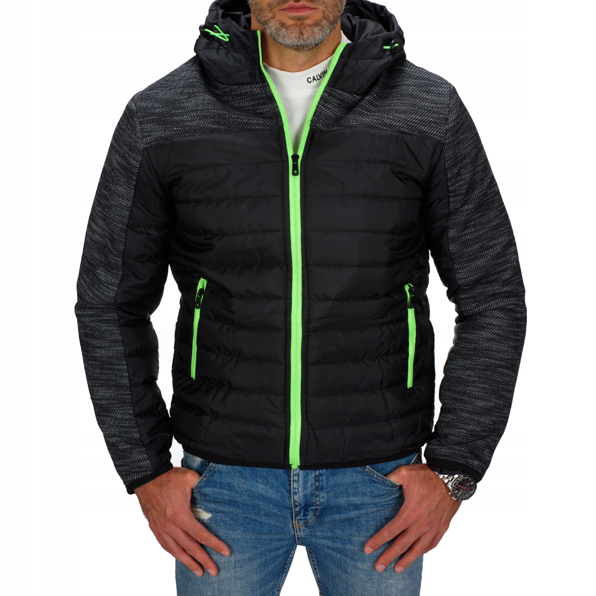

TY16 roz. L Ocieplana Bluza / Kurtka Z Kapturem