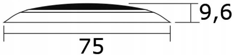 LAMPA KABINOWA PLAFON LED FI75 OSCULATI EAN (GTIN) 8033137043819