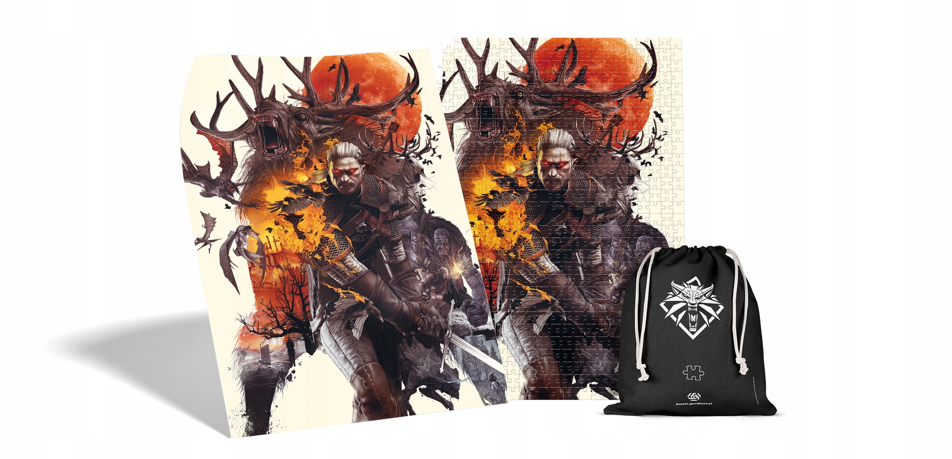 Good Loot Puzzle The Witcher (Wiedźmin): Monsters 1000 elementów Rodzaj 2D