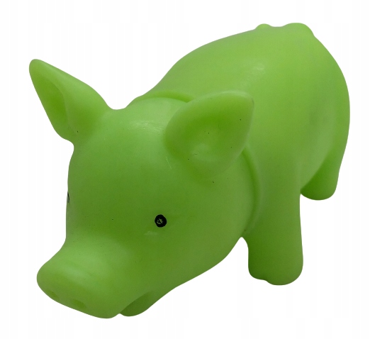

gumowy gryzak świnka z piszczałką wielkość 9 cm