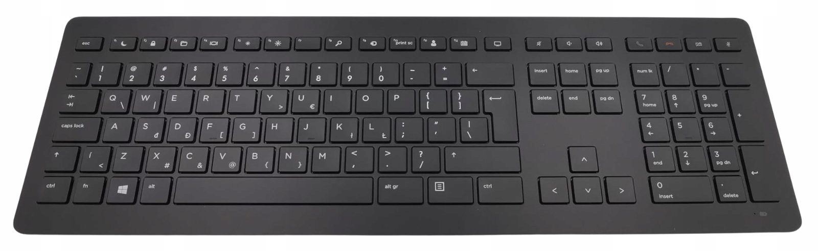 

Cicha klawiatura bezprzewodowa Hp Premium Z9N39AA