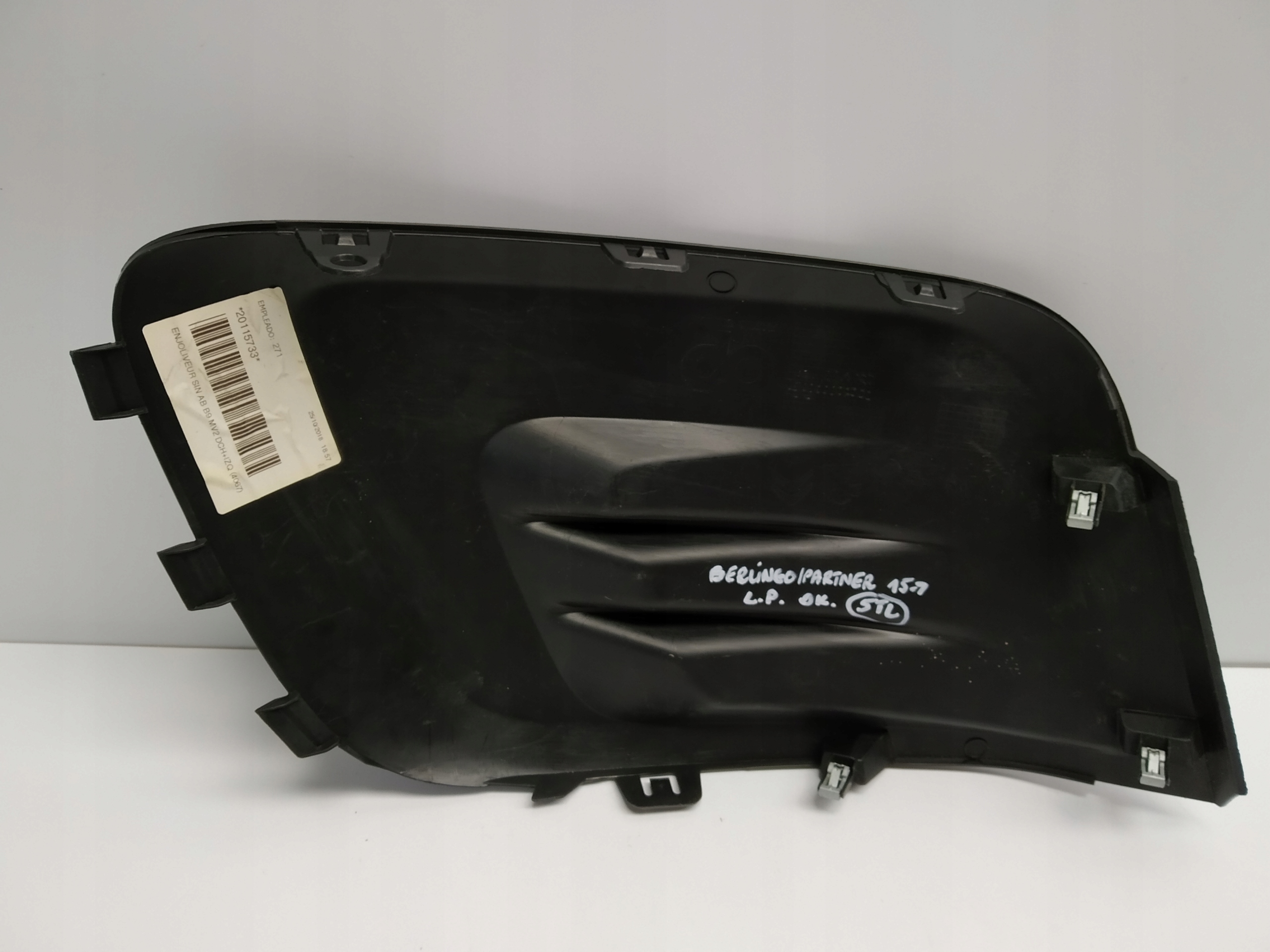 15+ Berlingo Partner III lift grid spoiler left of a bumper front original