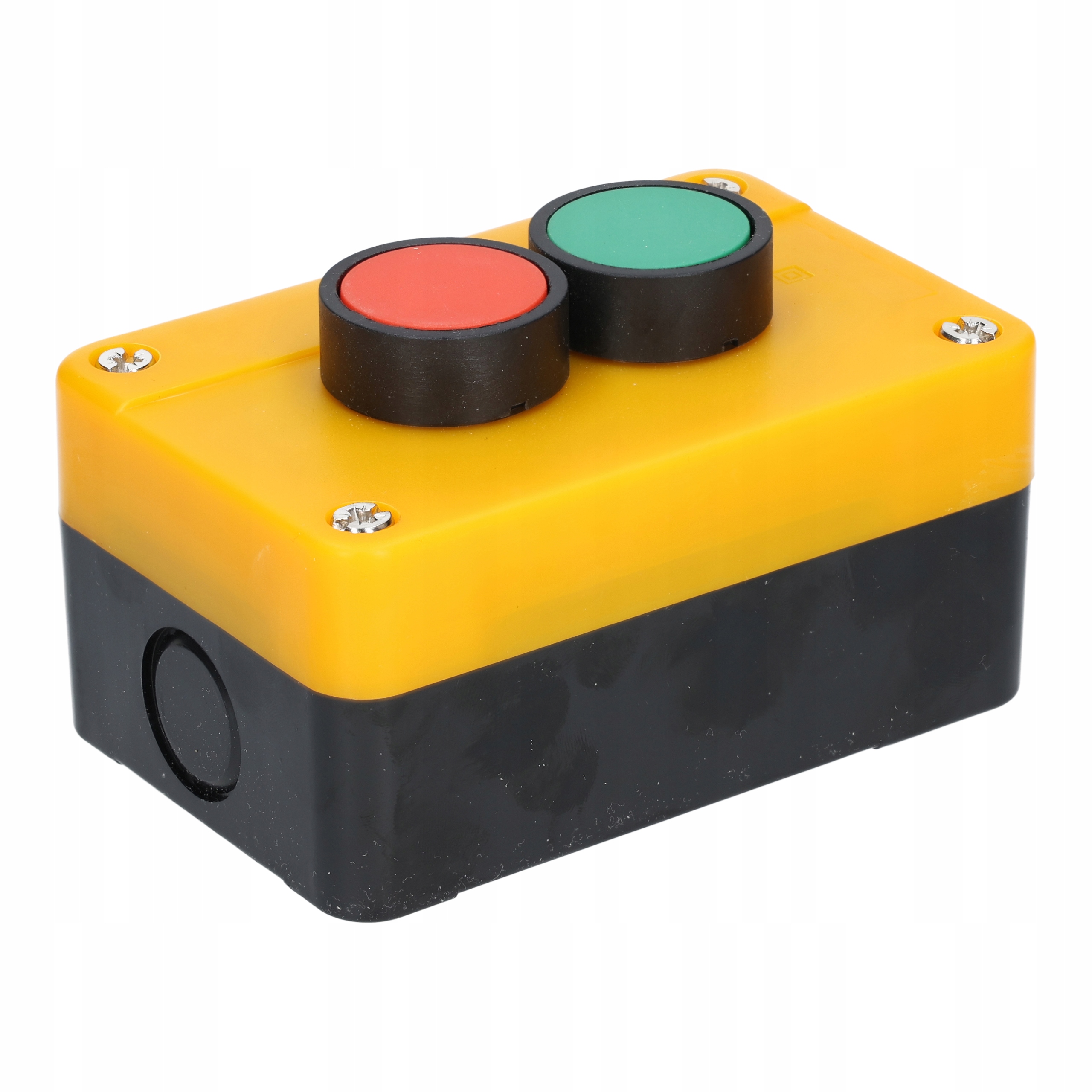 KASETA STEROWNICZA 2 PRZYCISKI START STOP ŻÓŁTA