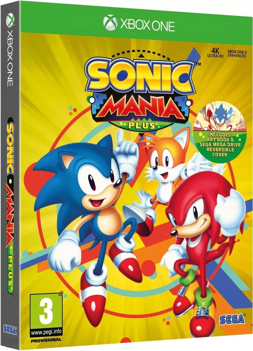 Sonic mania XBOX ONE S/X KLUCZ KOD
