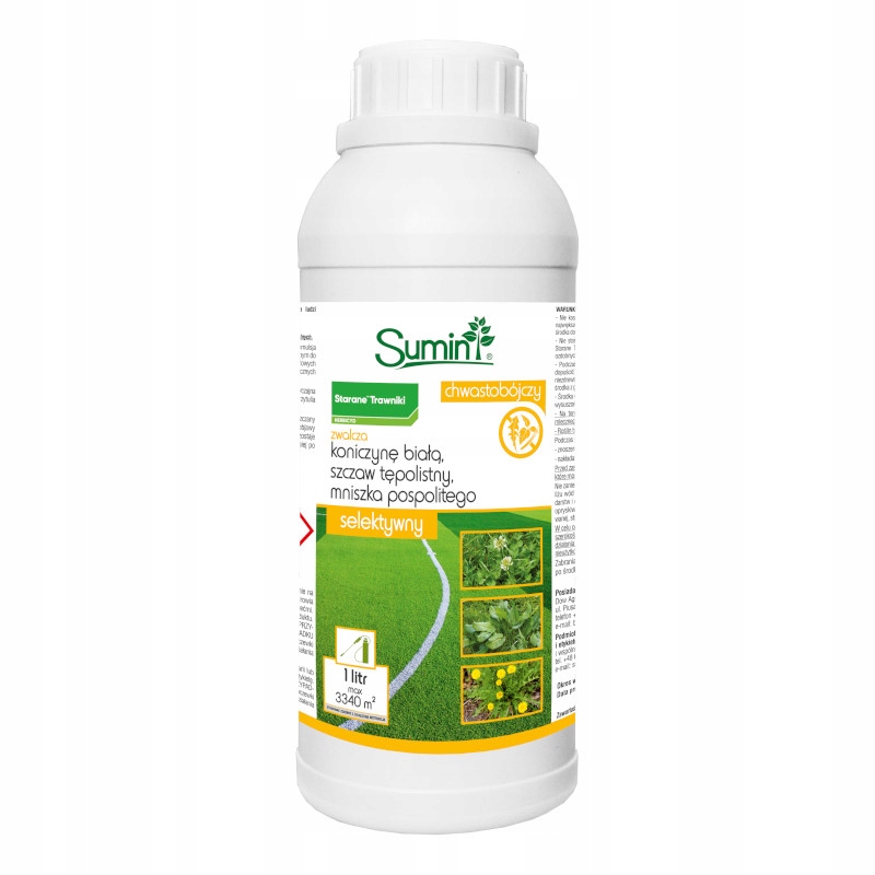 Sumin Staranne Trawniki środek chwastobójczy na koniczynę mlecz 1000 ml