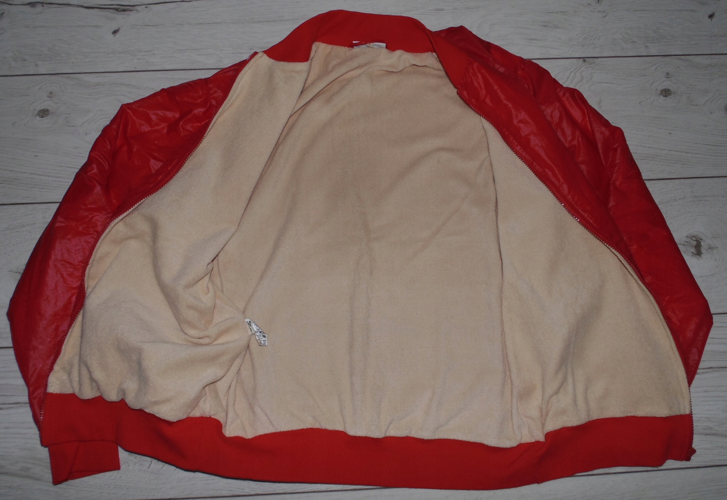 LACOSTE KURTKA RETRO 1973 RED FRANCE r.6 XL / XXL Zapięcie zamek