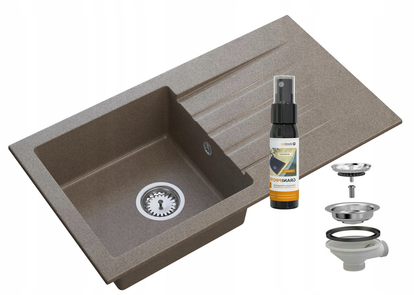 Granitový Drez S Odkvapkávačom, Šesť Farieb