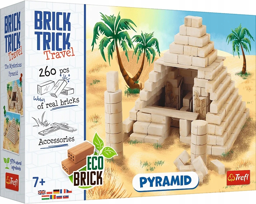 

Brick Trick Trefl Travel Piramida Buduj Z Cegły