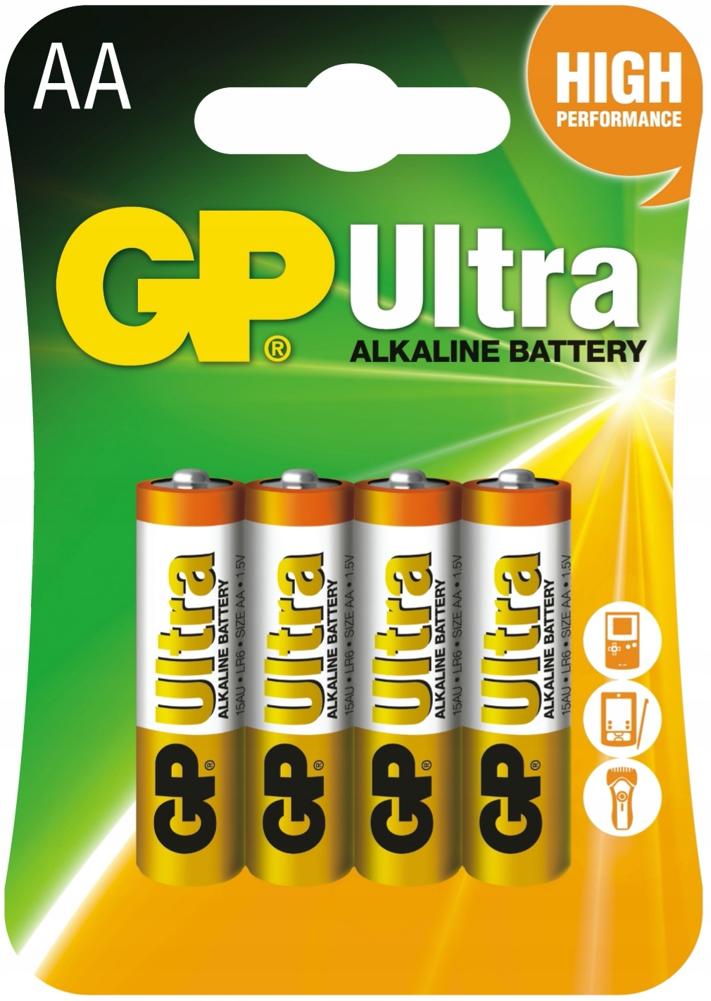 

Baterie Gp Ultra Alkaline LR06 Aa 1,5V 4 szt