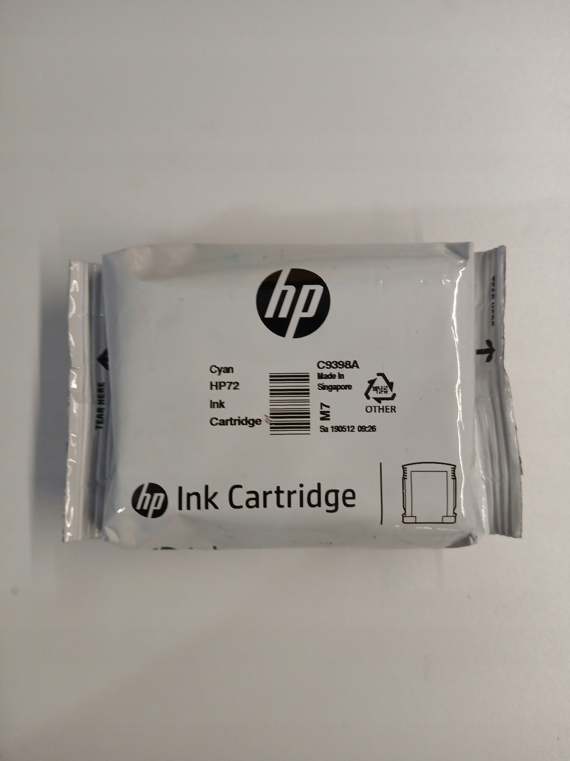 Inkoust Hp 72 C9398A modrý (cyan) Originál